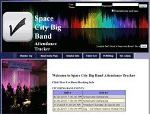 Tablet Screenshot of houstonbigband.info